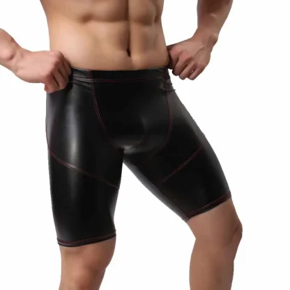 Long Leg Black Boxer Short