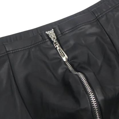 Black Zippered Crotch Brief - Image 5