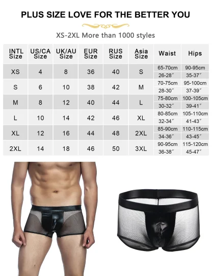 Sexy Sheer Mesh Boxer Brief - Image 7
