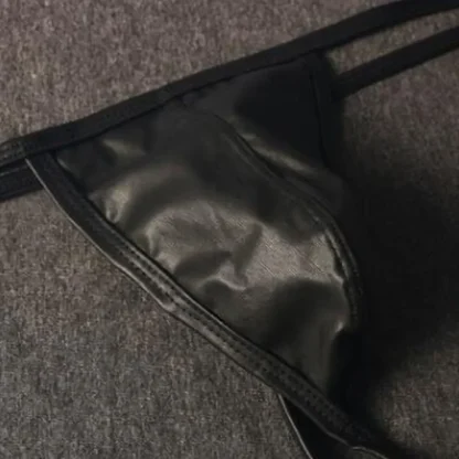 Sleek Black Men's G-string - Image 4