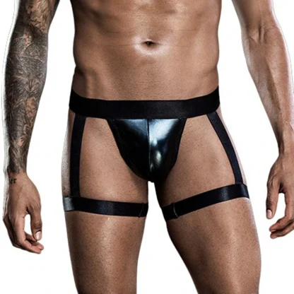 Iridescent Thigh Garter Jockstrap - Image 2