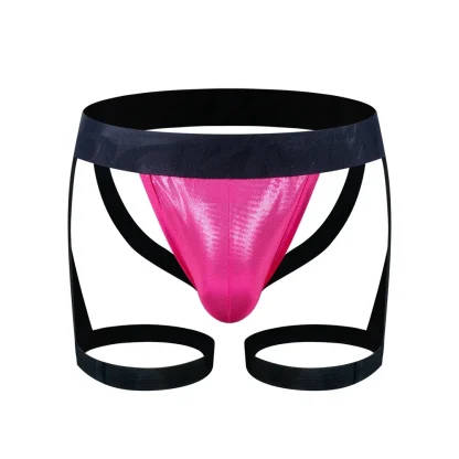 Iridescent Thigh Garter Jockstrap - Image 7