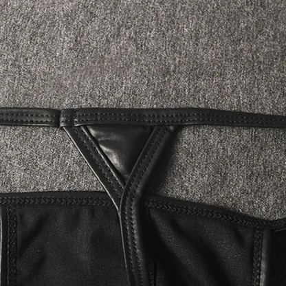 Sleek Black Men's G-string - Image 2