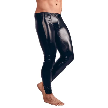 Men's Zippered Crotch Leggings - Image 4