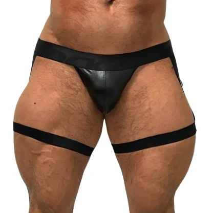 Iridescent Thigh Garter Jockstrap - Image 3
