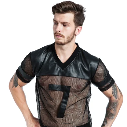 Breathable Running V-neck Shirt - Image 3