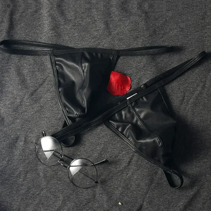 Sleek Black Men's G-string - Image 5