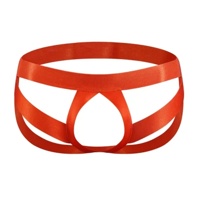 Strappy Low-rise Crotchless Jockstrap - Image 2