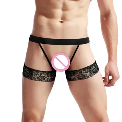 Sexy Sheer Lace Garter Belt - Image 2