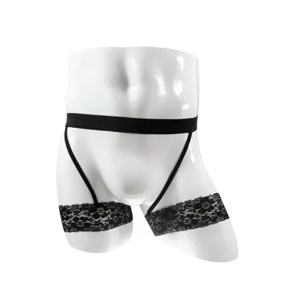 Sexy Sheer Lace Garter Belt - Image 6