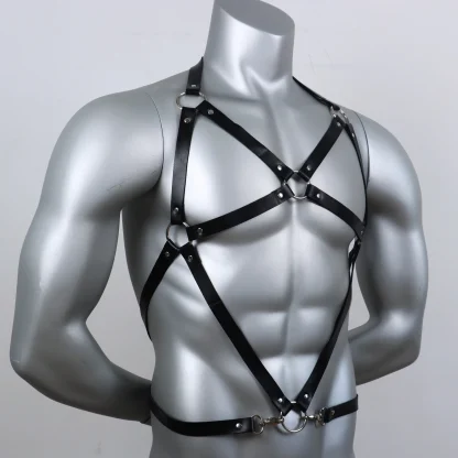Black Halter Bodice Harness - Image 7