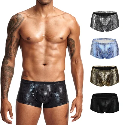 Snake Skin Pattern Boxer Brief - Image 5