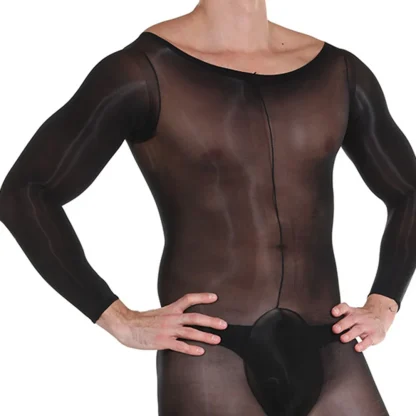 Elastic See-through Bodystocking
