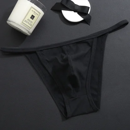 Low-rise Solid Color Bikini Brief - Image 2