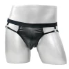 Open Butt Cutout Black Brief - Image 3
