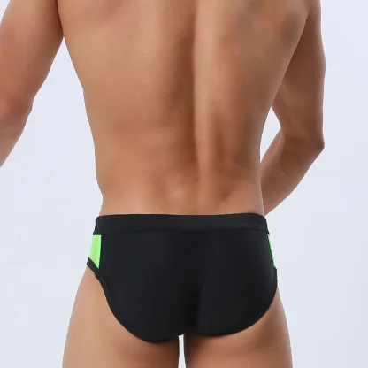 Zip Front Cutout Swim Brief - Image 3