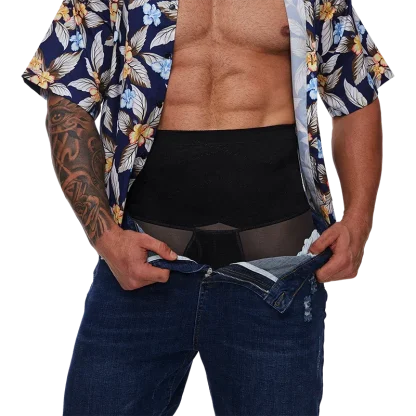 Tummy Control Mesh Boxer Brief - Image 4