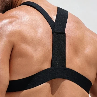 Cutout Chest Bondage Harness - Image 4
