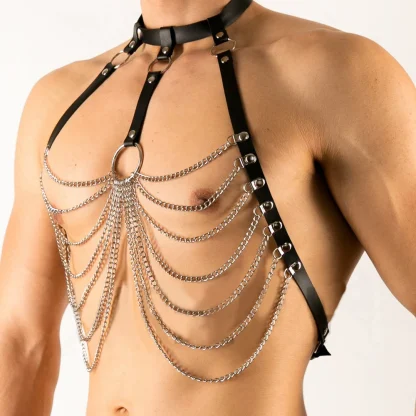 Men's Halter Chest Chain Harness - Image 2