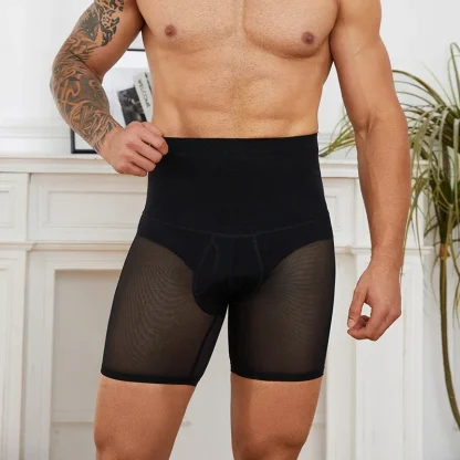 Tummy Control Mesh Boxer Brief - Image 3
