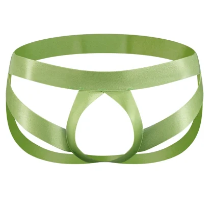 Strappy Low-rise Crotchless Jockstrap - Image 5