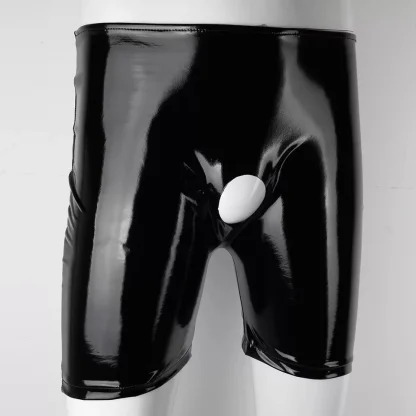 Open Crotch Shiny Boxer Brief - Image 2