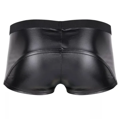 Zippered Crotch Black Boxer Brief - Image 3
