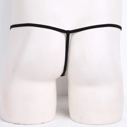 Open Crotch Sleek Black G-string - Image 8