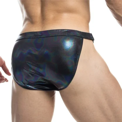 Buckle Strap Shiny Brief - Image 8
