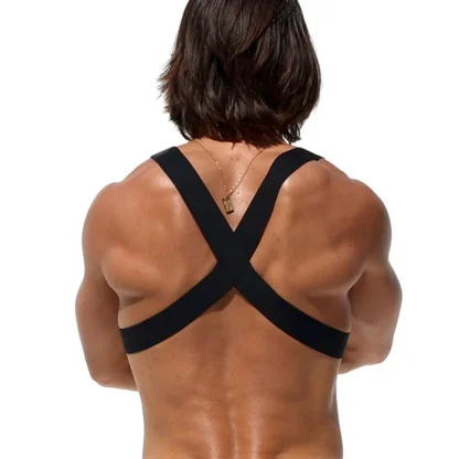 Open Chest Criss Cross Harness - Image 2