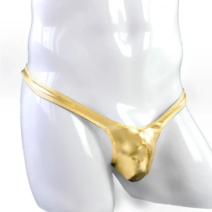 Seductive Low-rise Metallic Thongs