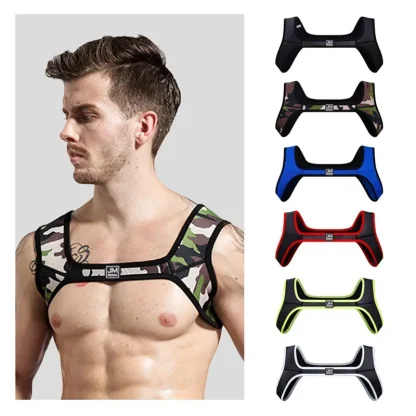 Camouflage Print Chest Harness - Image 14