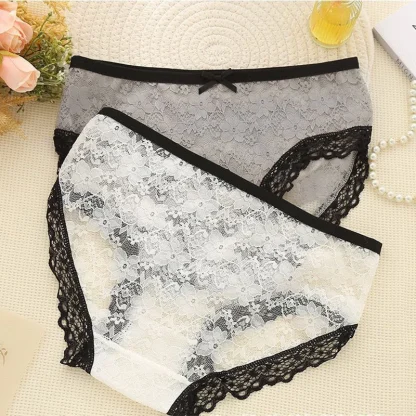 Soft Transparent Lace Panties - Image 6