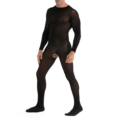 Crotchless See-through Bodystocking