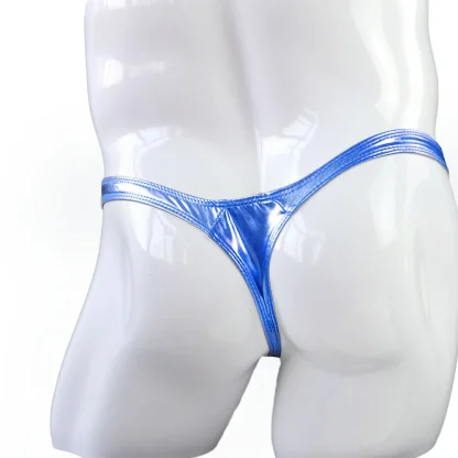 Seductive Low-rise Metallic Thongs - Image 3