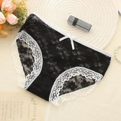 Soft Transparent Lace Panties - Image 3