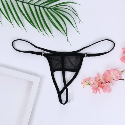 Open Crotch Mesh G-string - Image 3