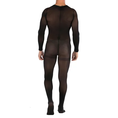 Crotchless See-through Bodystocking - Image 3