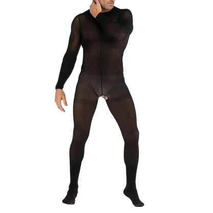 Crotchless See-through Bodystocking - Image 4