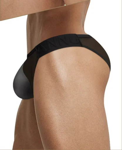 Ultra-thin Mesh Bulge Pouch Brief - Image 9