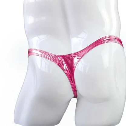 Seductive Low-rise Metallic Thongs - Image 7