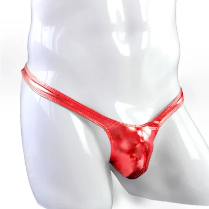 Seductive Low-rise Metallic Thongs - Image 8