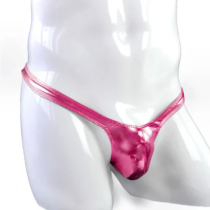 Seductive Low-rise Metallic Thongs - Image 6