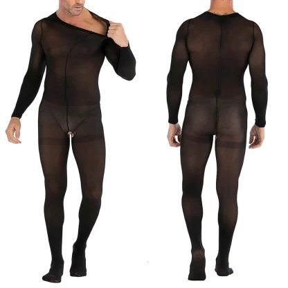 Crotchless See-through Bodystocking - Image 7