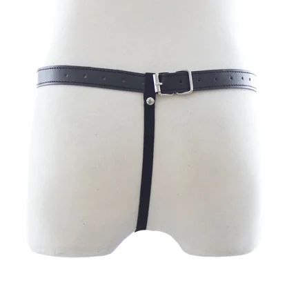 Lace-up Crotch High Cut Thong - Image 5