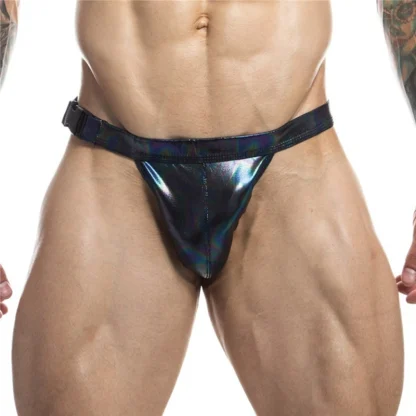 Buckle Strap Shiny Brief - Image 7