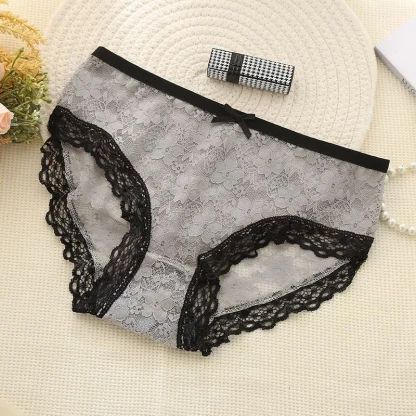 Soft Transparent Lace Panties - Image 2
