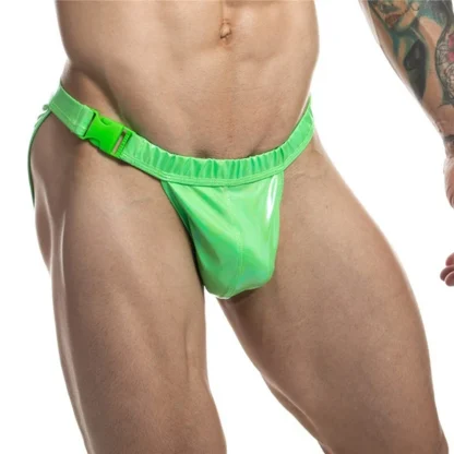 Buckle Strap Shiny Brief - Image 9