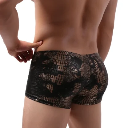 Metallic Textured Boxer Brief - Image 4