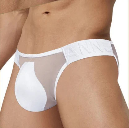 Ultra-thin Mesh Bulge Pouch Brief - Image 8